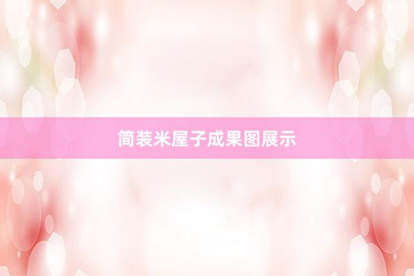 简装米屋子成果图展示