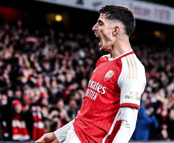 强势回归！哈弗茨反击内切抽射破门，阿森纳2-1凯莱特插图