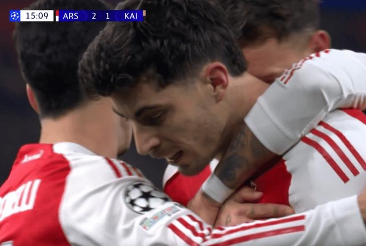 复出后首次首发即进球，哈弗茨攻入个人本赛季首球插图